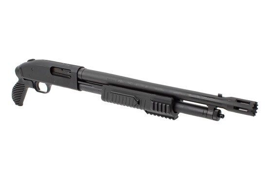 Mossberg FLEX 500 12 Gauge Pump Action Shotgun includes a FLEX pistol grip and forend